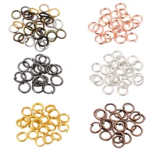 50-200pcs/lot 4 5 6 8 10 mm Jump Rings  Split Rings Connectors For Diy Jewelry Finding Making Accessories Wholesale Supplies