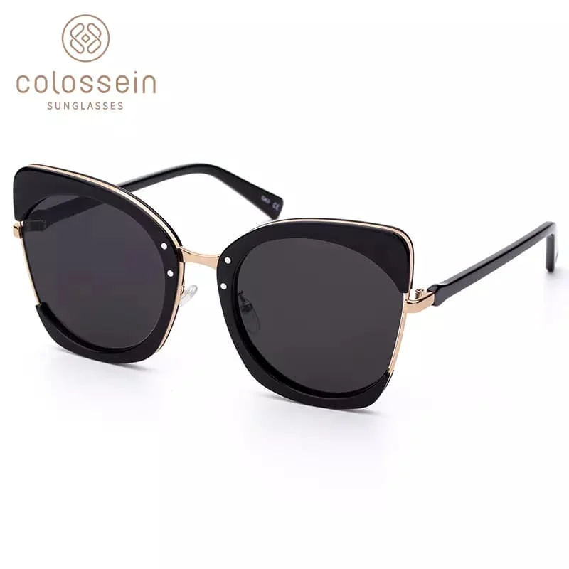 

COLOSSEIN Sunglasses Women Vintage Classic Glasses Fashion Luxury Polarized Frame Shades for Female Outdoor Oculos Gafas De Sol