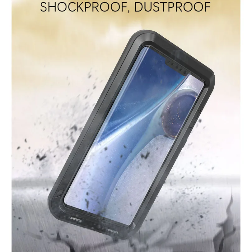 Мощный чехол Love Mei для huawei mate 30 Pro противоударный металлический алюминиевый чехол