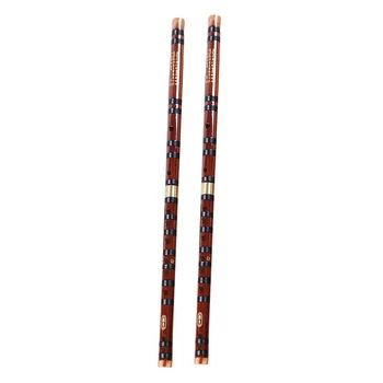 

2x Bamboo Flute Musical Instruments C Key/G Key Chinese Dizi Transversal