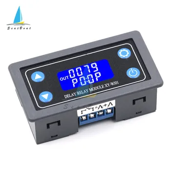 

XY-WJ01 DC12V LED Digital Timer Relay Delay Switch Module Programmable Timer Relay Control Switch Timing Trigger Cycle with Case