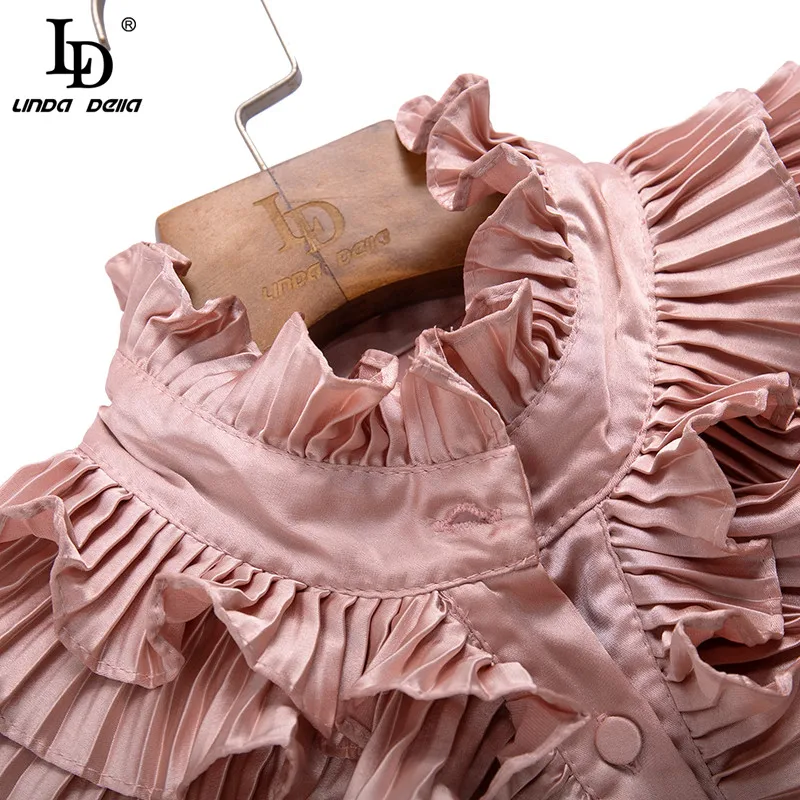 LD LINDA DELLA Autumn Fashion Runway Dress Women