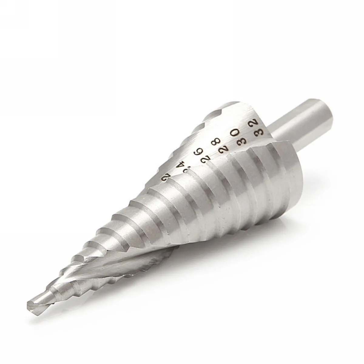 DWZ 3Pcs HSS 4241 Hole Cutter Spiral Flute Step Drill Bit Set Core Cone Step Drill