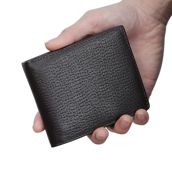

JOYIR Men's short wallet Coin Purse Genuine Leather Male Wallet Rfid Zipper Wallets Fashion Credit Card Holder Purse For Men