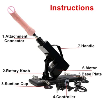 Automatic Sex Machine Masturbation Pumping Gun Vibrator Love Machines Adult Sex Toys For Women Men Vagina Cup Anal Plug Dildos 2