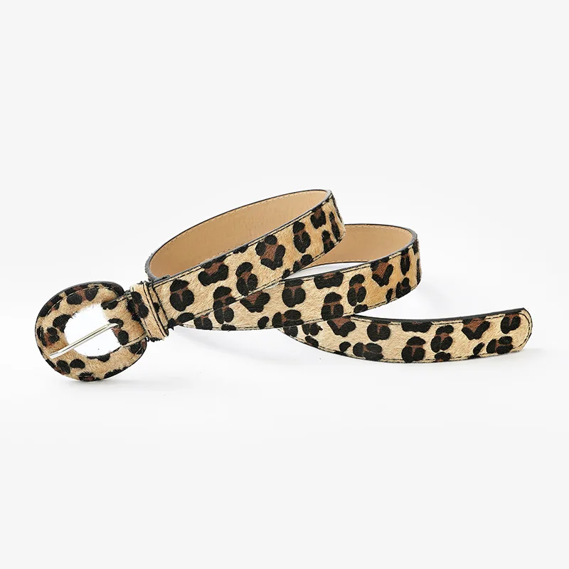 2021 Fashion Leopard Belt Women Snake 