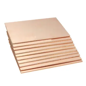 

10pcs 70*100*1.5mm Bakelite One-Side Copper Clad Single PCB Circuit Boards Lots