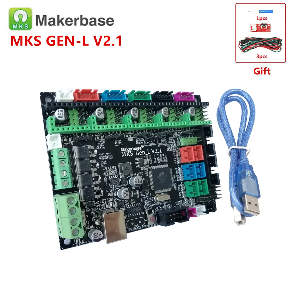 MKS GEN L V2.1 плата управления 3d печатная материнская TEVO Tarantula Pro Материнская 3D принтер