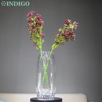 

INDIGO - 2pcPurple Berry Spray Nature Style Table Decoration Flower Arrangment Artificial Plant Floral Event Party Free Shipping