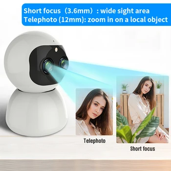 

intercative Wireless IP Camera WiFi 1080P IR Night Vision Voice Call WiFi Camera Security Surveillance wifi camera power bank