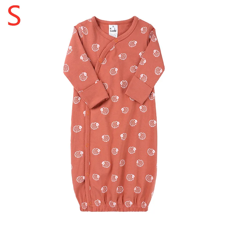 Size S Весенне-осенний спальный мешок для новорожденных с длинными рукавами, модная пеленка с принтом, одеяло, тонкие хлопковые тапочки, сумка, PQ148 - Цвет: Size S