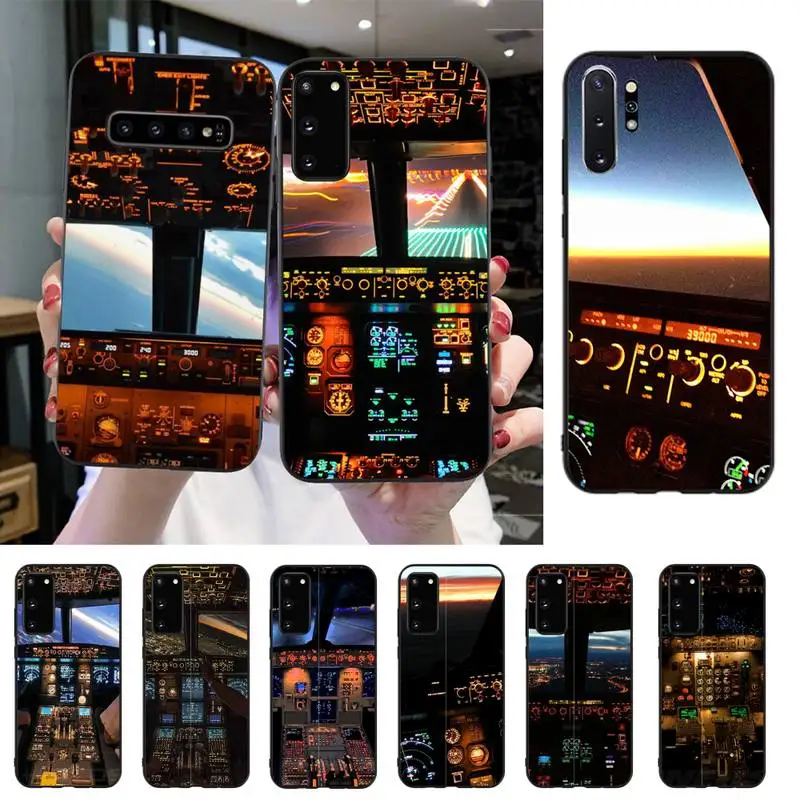 Роскошный чехол для телефона Babaite с кабиной самолета Samsung S20 S10 S8 S9 Plus S7 S6 S5 Note10 Note9