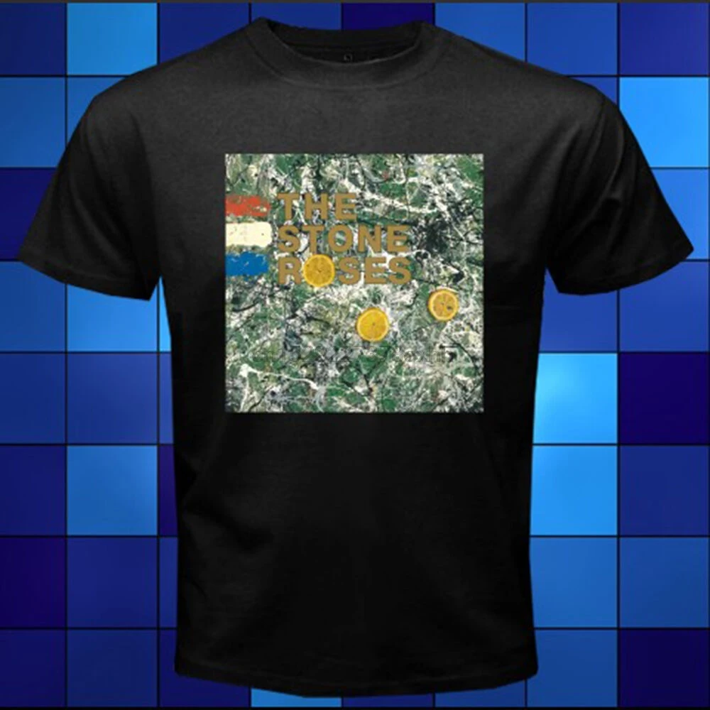 Фотоальбом Каменные розы с надписью The Rock Band черная футболка размер S M L XL 2XL 3XL |