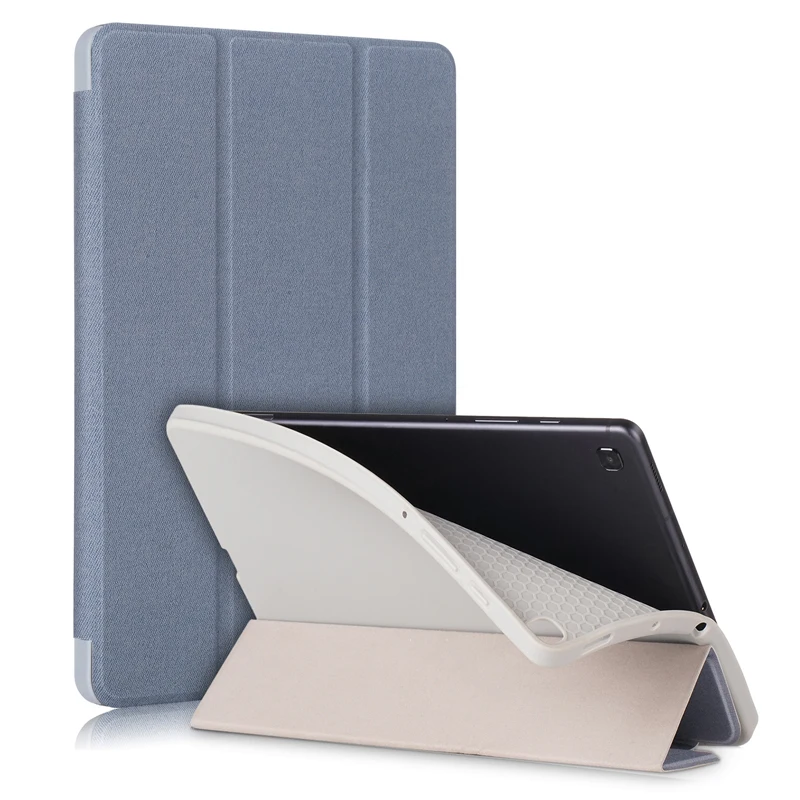 

Solid Color case For Samsung Galaxy Tab S6 Lite 10.4" SM-P610 SM-P615 with Pencil Holder Folding Stand PU leather Soft TPU Cover