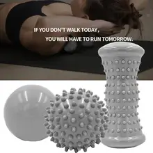 Спортивные мячи для йоги, набор упражнений, массаж мышц, релаксационный вал, ролик для массажа ног, подошвенные фасции, мячи для тренировок