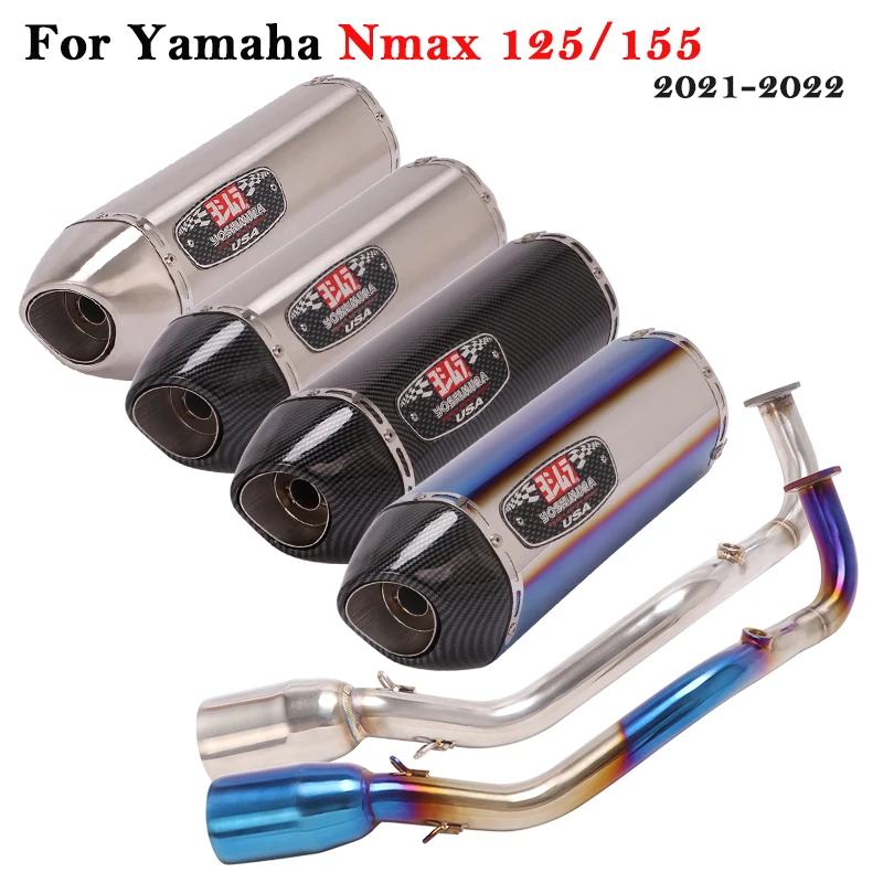 Scarico Yoshimura Per Moto Completo Per Yamaha Nmax 155 125 2021 Nmax155 Nmax125 Slip On Escape Marmitta Per Tubo Di Collegamento