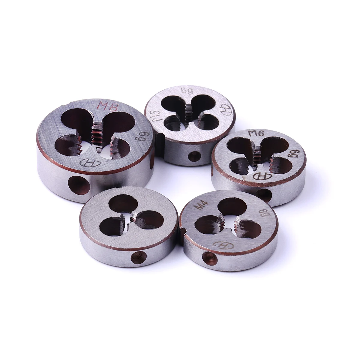 

1PCS High Hardness M3,M4,,M6,M8 Metric Thread Die Alloy Tool Steel Screw Threading Die For Mold Machining