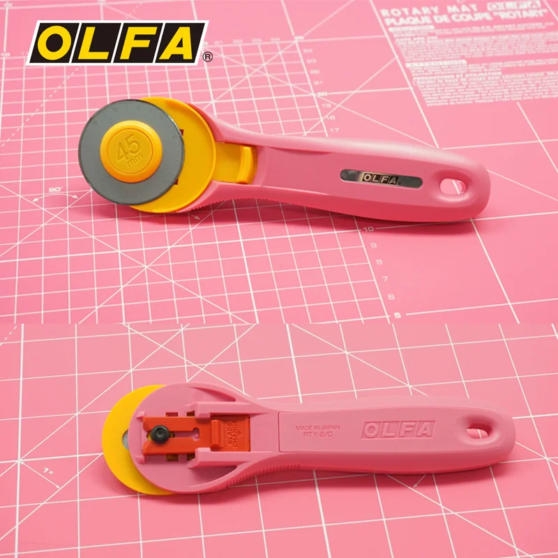 OLFA нож для резки 45 мм розовый OLFA RTY-2C/PIK нож RTY-2C PIK