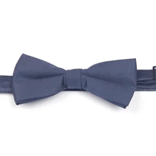 Темно-синий тонкий модный узорный галстук-бабочка с узорами предварительно завязанный Галстук-бабочка s