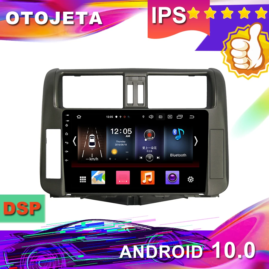 Новое поступление, Android 10,0 Автомобильный gps для Toyota PRADO 2011 LC150 автомобильный Радио мультимедийная лента рекордер bluetooth навигация