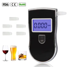 AT818 полицейский тестер алкоголя Профессиональный цифровой дыхательный быстродействующий Алкотестер для водителей