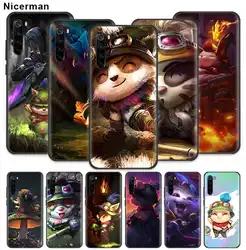 League of Legends nunu чехол для Xiaomi Redmi Note 7 8 K20 Pro фотоаппаратов моментальной печати 7S 6 6A 7A Y3 S2 5 Plus черный силиконовый чехол для телефона в форме листа