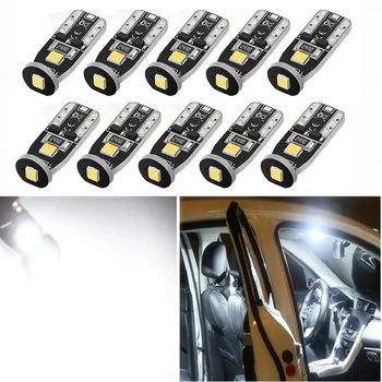 

10X No error T10 W5W Led Bulb Car Interior Light For Volvo Ford Focus VW JETTA MK6 GOLF 5 6 7 Skoda Fabia Cruze Hyundai Solaris