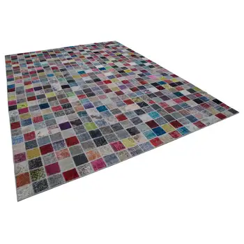 

300x400 Cm Multicolor Handmade Patchwork Rug-10x13 Ft