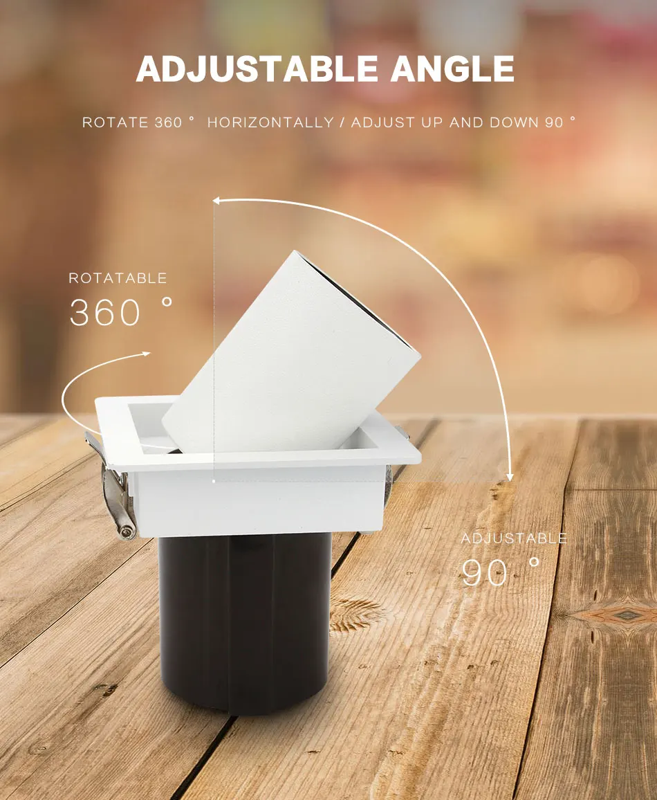LED COB Downlight Adjustable Dimmable 5W 7W 12W Rotatable Clothing Store Bar H61d88defe3594071867518d3ae8da9fcp