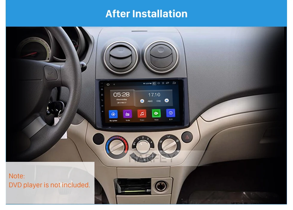 Harfey двойной Din 9 дюймов панель для 2006 Chevrolet Lova/Captiva/Gentra/Aveo/Epica фасции рамка Dash монтажный комплект отделка панели отделка