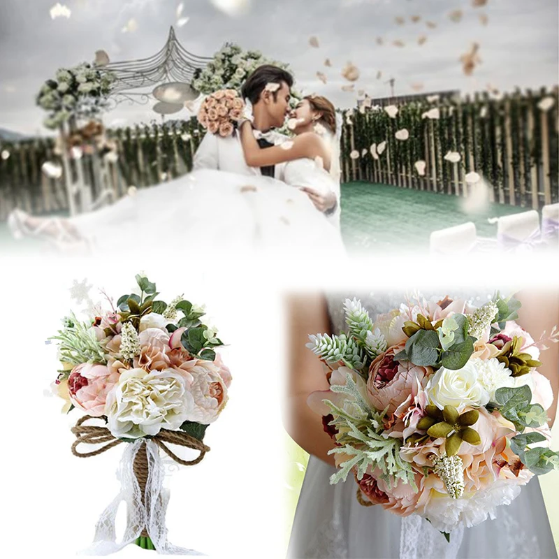 Elegant Bridal Bouquet Accessories Bridesmaid Simple Designed