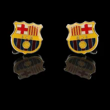 Испанская футбольная команда запонки Барселона Футбольный клуб FCB разноцветные Запонки Производитель в настоящее время доступен 1247