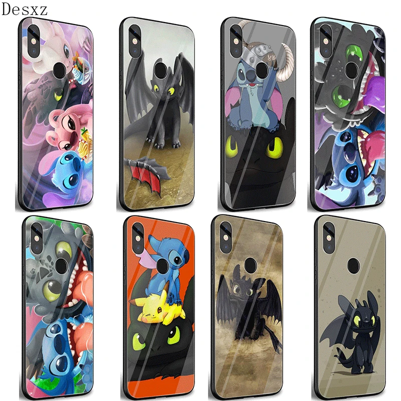 How to Train Your Dragon Cute Glass Case For Xiaomi MI 8 9 Lite A1 A2 Redmi Note 5 6 7 Pro 6A 4X 5X 6X Pocophone F1 Cover Shell | Мобильные