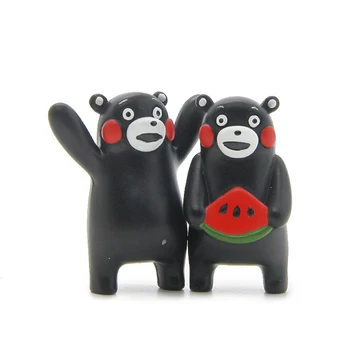 

1pcs 4cm Japan Cartoon Mascot Kumamon Bear Cute Figures Toys PVC Action Figure Collection Model Toy for Kids Birthday Xmas Gift