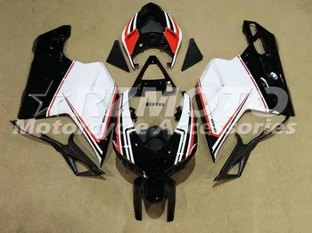 

New ABS Injection Mold Whole Fairings Kit Fit For DUCATI 848 1098 1198 07 08 09 10 11 12 2007-2011 bodywork set Cool black white