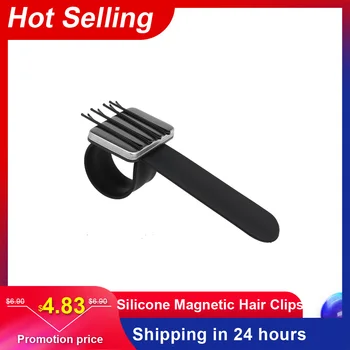 

Silicone Magnetic Hair Clips Adjustable Bracelet Bobby Pins Wristband Holder Strap for Hair Styling Hairdressing Accessories