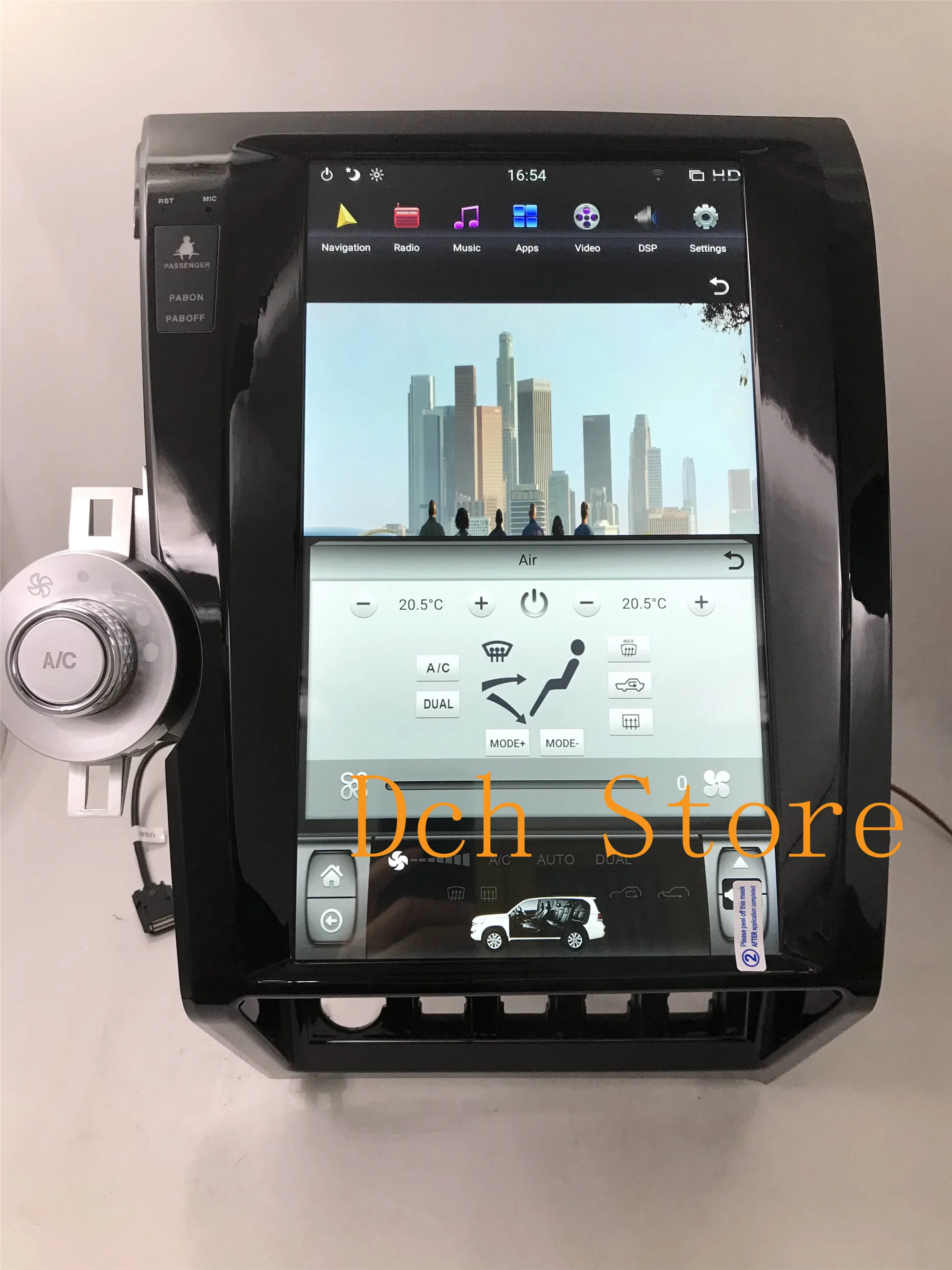 13 6 дюймовый вертикальный экран tesla style Android 9 0 автомобильный DVD плеер GPS для toyota tundra