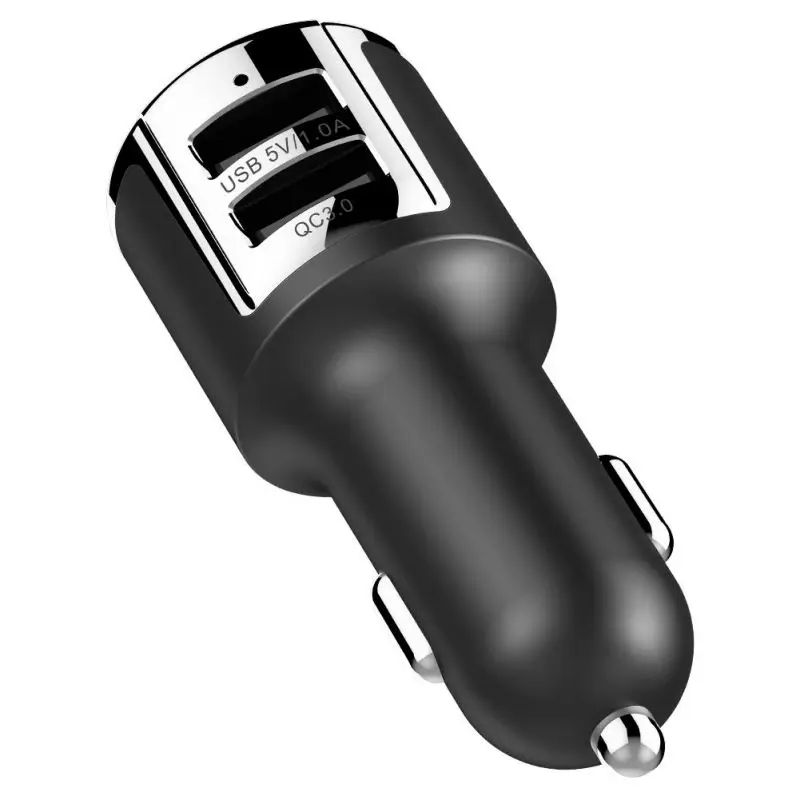 ONEWELL QC3.0 двойной USB зарядка автомобильный Bluetooth fm-передатчик беспроводной радио адаптер музыкальный MP3 плеер Автомобильный комплект Hands Free Звонки
