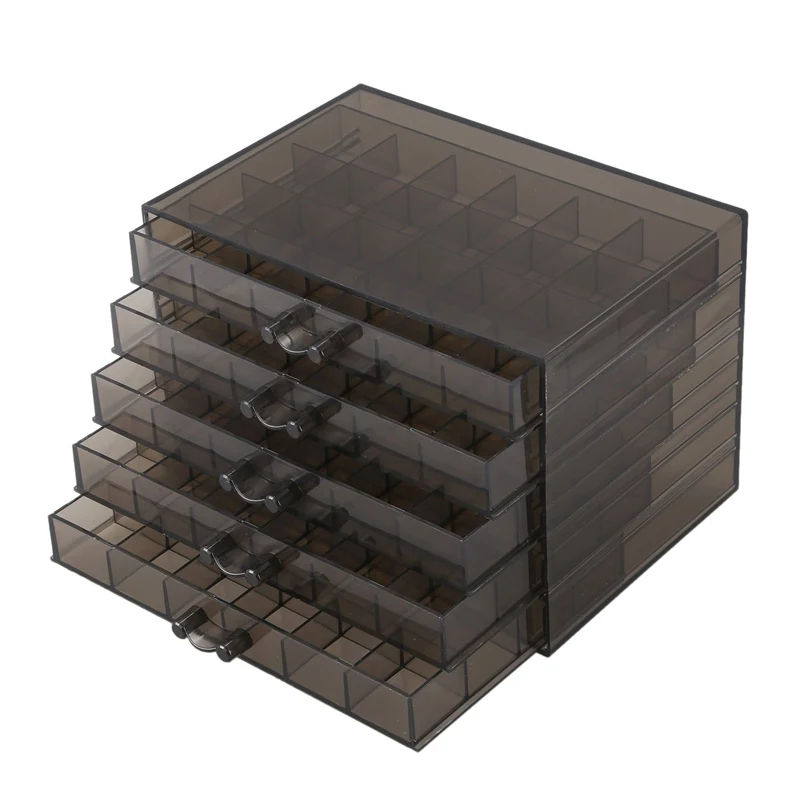 

Big deal 120 Grids Nail Decoration Sequence Organize Box Transparent Empty Nail Art Isplay Holder Case Manicure Tool#Transparent
