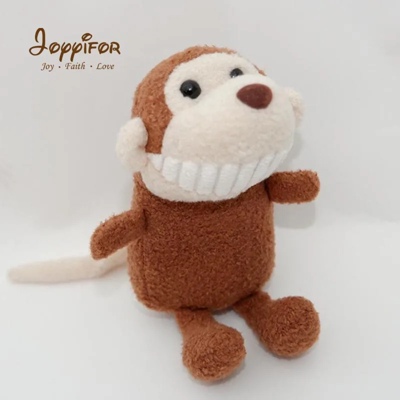 Joyyifor Animal big white tooth doll elephant rabbit dinosaur cute cartoon character boy girl pendant gift - Цвет: Армейский зеленый