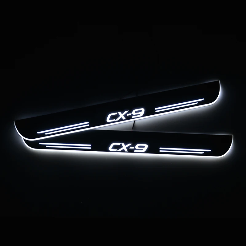 Светодиодный порога для Mazda CX 8 CX8 кг 2017 9 CX9 TB TC 2016 2020 двери Накладка Добро