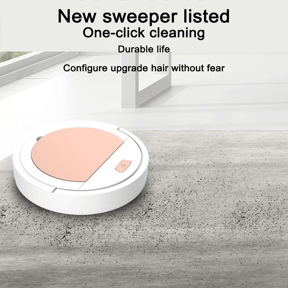 

SdJ-08 Sweeping Robot Vacuum Cleaner Sweep Mop Simultaneously For Hard Floors Run 150mins Charging Mop Smart