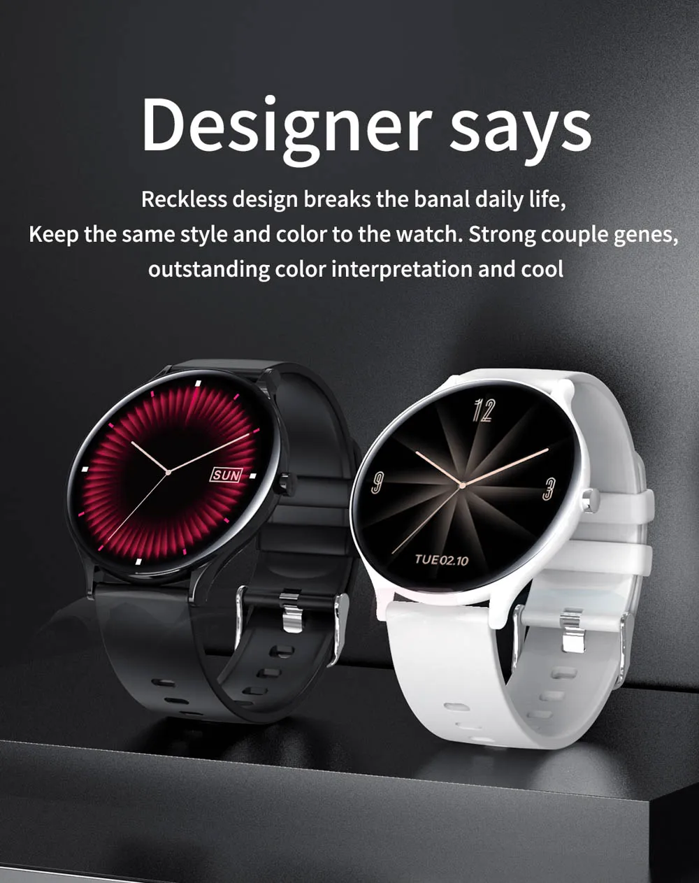 2021 Ultra Thin Smart Watch Women Men Full Touch Screen Bluetooth Sports Tracker Fitness Smartwatch For Android IOS