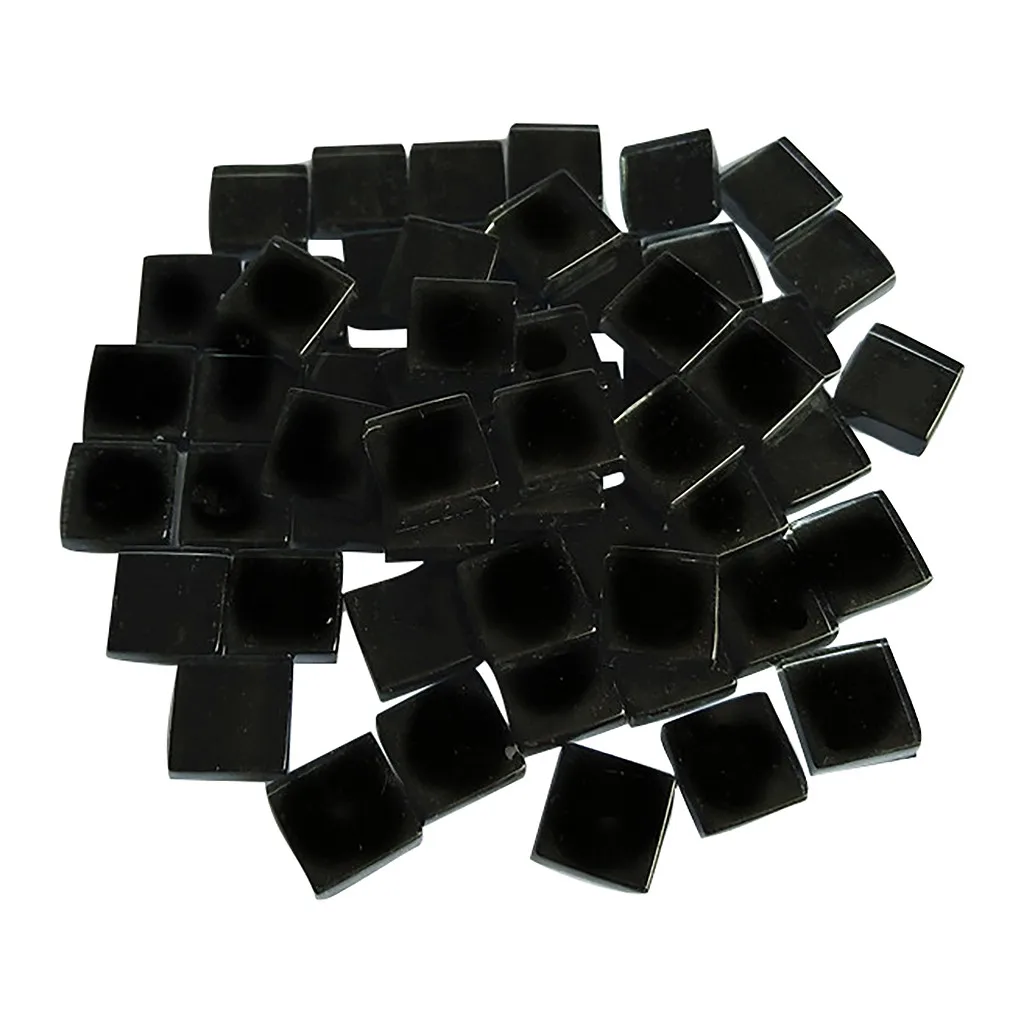 Glass Mosaic Tile Drops Black and White Optic Drops