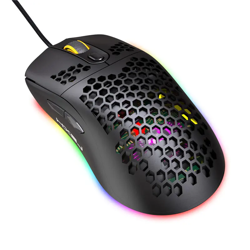 

New Professional PC Gaming Mouse Gamer for laptop Computer USB Wired Mice RGB Backlight 6 Keys 6400 DPI Optical Mause Ergonomics