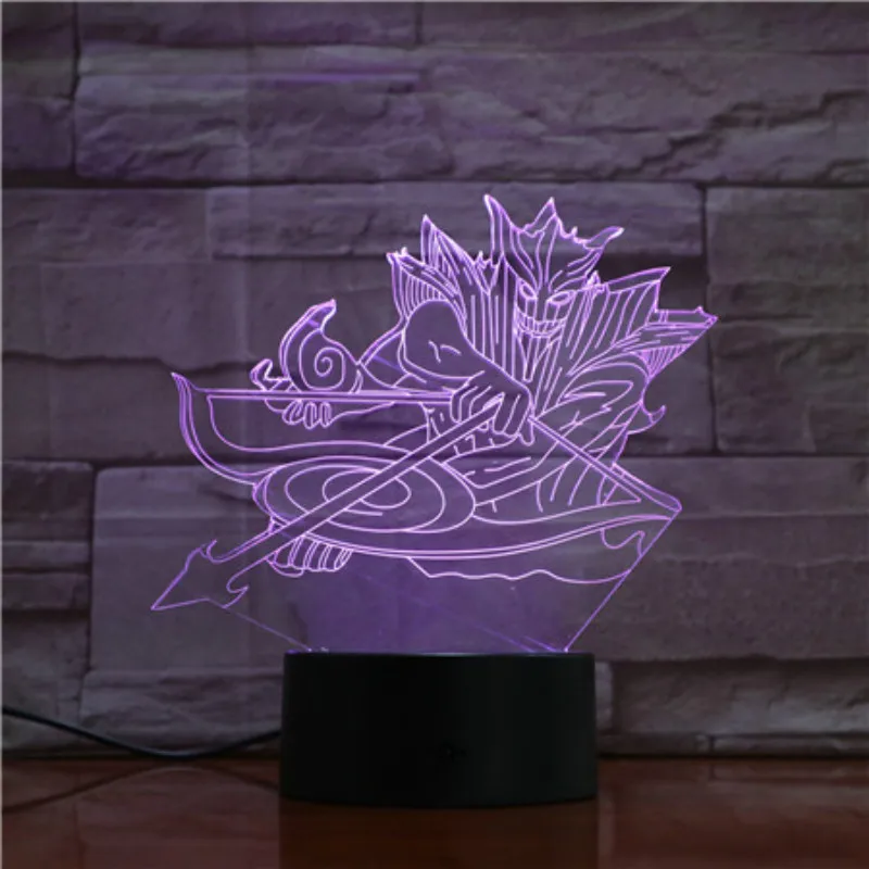 Anime Sasuke Susanoo 3d Led Night Light Naruto Color Changing Room Decorative Lamp Child Gift Kids Manga Table Night Lamp Sasuke