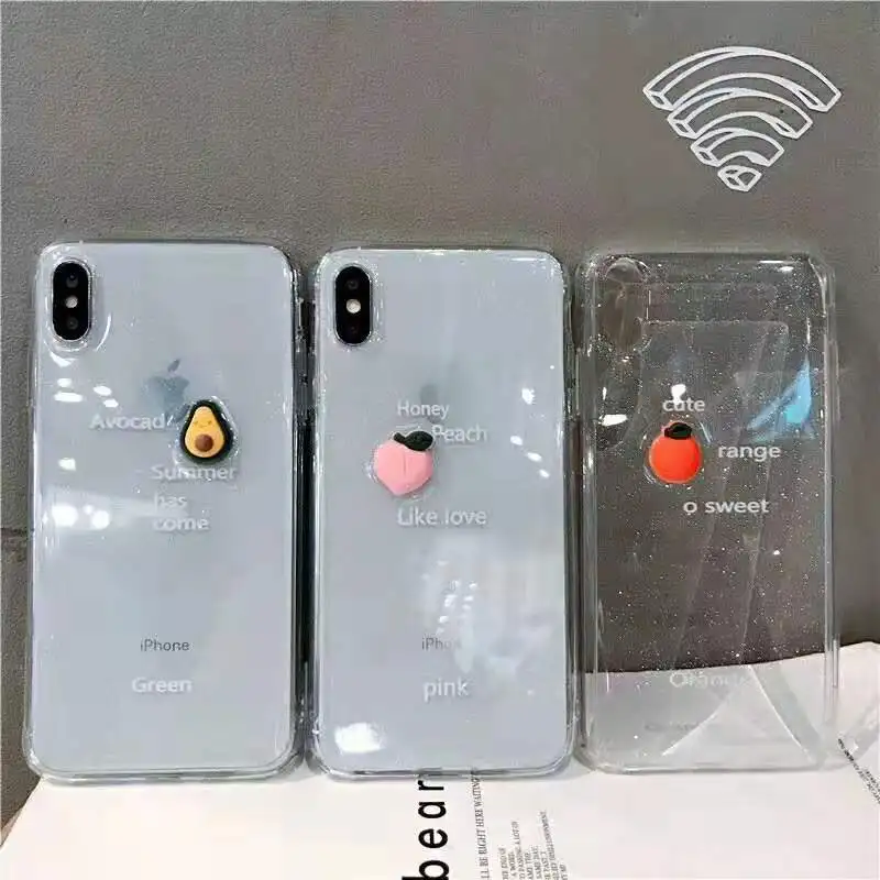 Мягкие прозрачные чехлы для телефонов iphone 11 Pro X XS Max XR 6 6S 7 8 Plus милый прозрачный