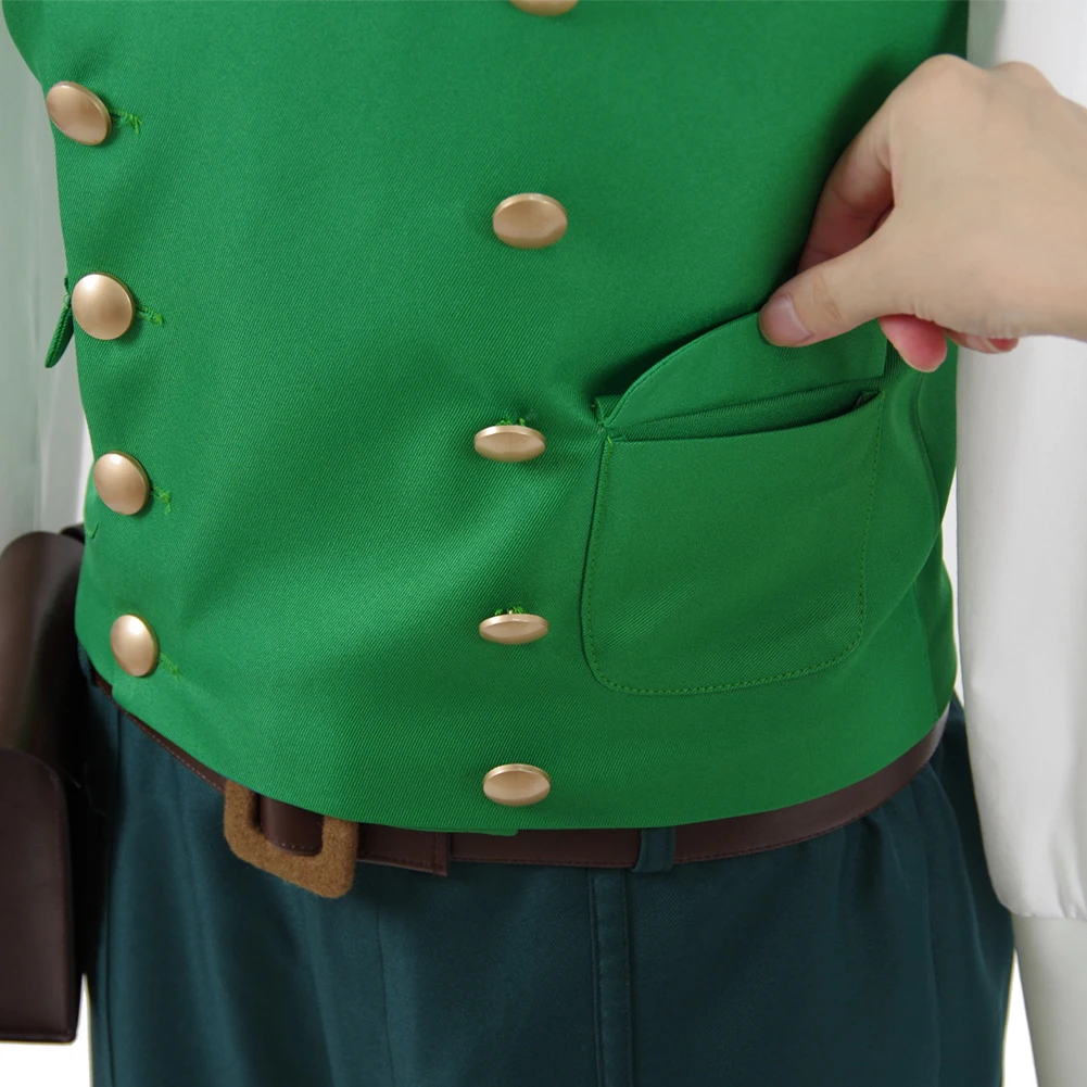 Cosdaddy My Hero Academy Midoriya Izuku; карнавальный костюм; боевой костюм воина ED Green Valley