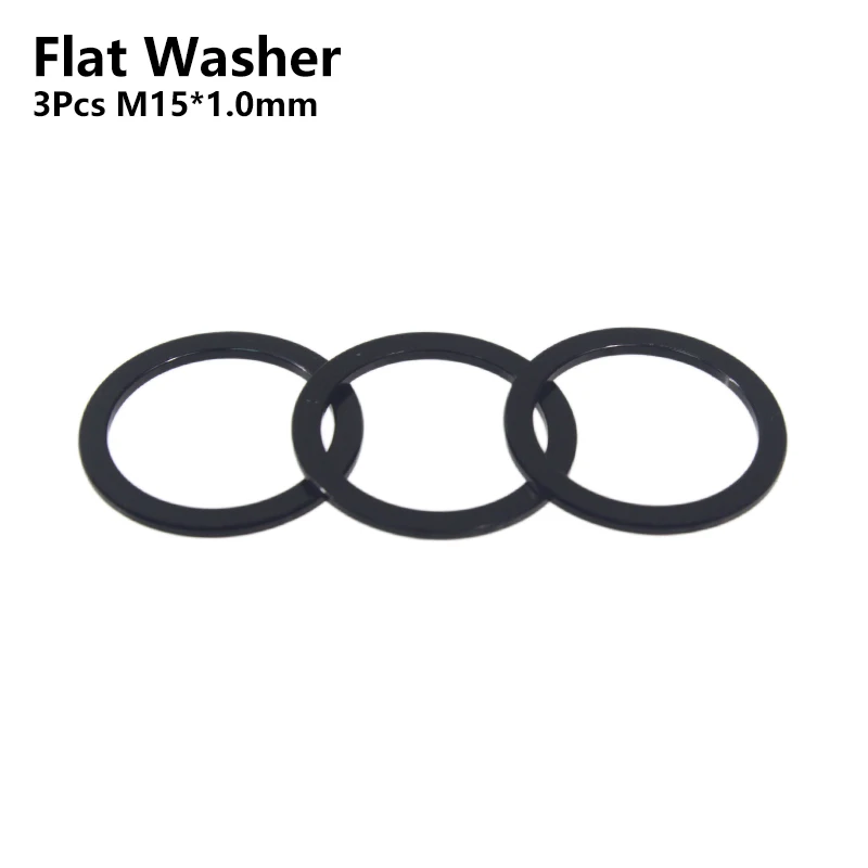 Bicycle Thru Axle Precision Washers - M12 Flat & Conical Collection