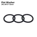 3Pcs M15x1mm Flat